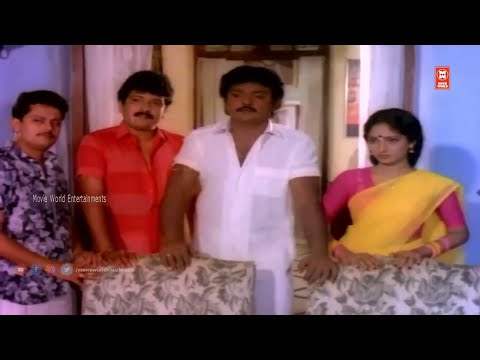 எங்க குடும்பத்தை யாராலும் பிரிச்சு வைக்க முடியாது | Vijayakanth Movie Scenes | Ponmana Selvan Scenes