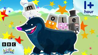 Alphablock M and the Mole | Learn to Read and Spell for Kids Compilation | Alphablocks