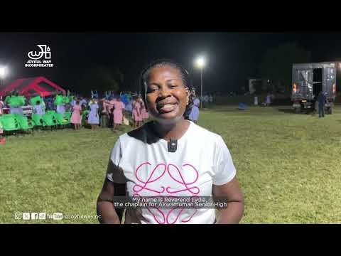 School Outreach: Akwamuman Senior High School