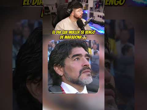Maradona no reconocia a Muller💥#mundial2026 #futbol #maradona #lacobra #davooxeneize