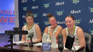 Paige Bueckers, Li Yueru, Jessica Shepard on Wings' 93-92 Comeback Over Sky | Full Postgame