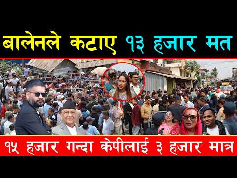 рдмрд╛рд▓реЗрдирд▓реЗ рдХрдЯрд╛рдП резрей рд╣рдЬрд╛рд░ рдордд, рдХреЗрдкреА рдУрд▓реАрд▓рд╛рдИ рей рд╣рдЬрд╛рд░, рдЖрдлреНрдиреИ рдХреНрд░реЗрдЬ рджреЗрдЦреЗрд░ рдмрд╛рд▓реЗрди рджрдЩреНрдЧ