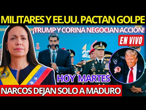 ¡OPERACIÓN EN MARCHA! TRUMP Y MARÍA CORINA ACELERAN EL COLAPSO DEL RÉGIMEN