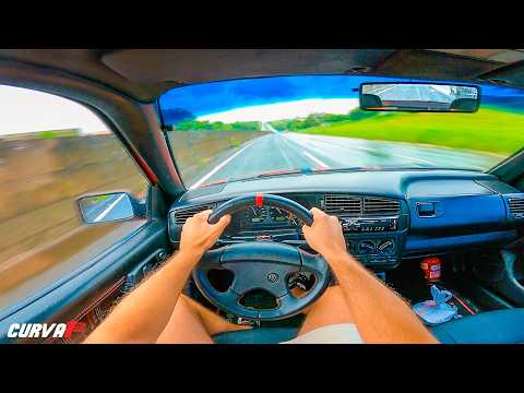 VW GOLF 2.0 NA ESTRADA!! 🚀