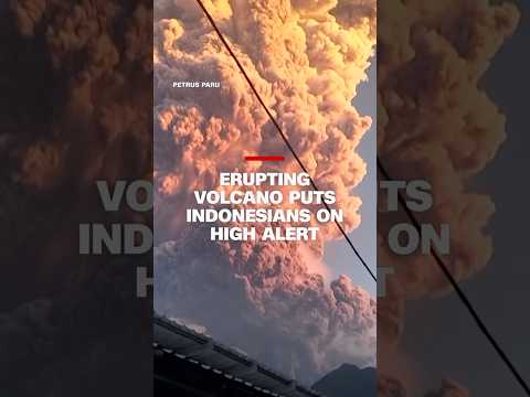 Erupting volcano puts Indonesians on high alert