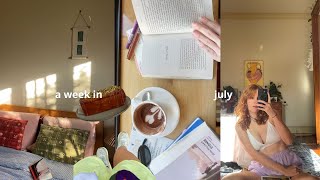 a week in july 🌀🍋 soft practices + finding clarity + building my july tbr