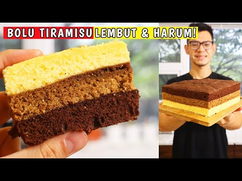 RESEP BOLU KUKUS TIRAMISU | LEMBUT, PASTI LAKU KERAS