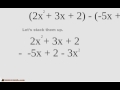Adding and Subtracting Polynomials Explained