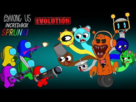 어몽어스 Among Us vs Multi-Headed Sprunki Evolution | AMONG US ANIMATION