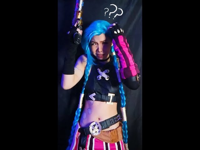 Arcane Jinx Cosplay Transition | Enemy - Imagine Dragons | Kitz Cua Cosplay #shorts