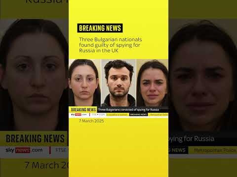 Three people guilty of spying for Russia