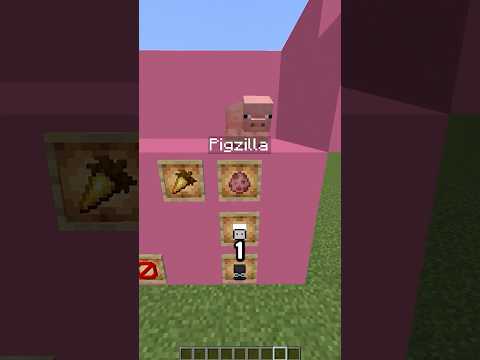 ELECCIONES A CIEGAS CON CERDO #minecraft #shorts