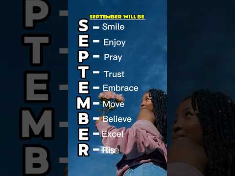 Happy New Month of September #celebrate #happymoments #subscribe #quotes #dazmidan