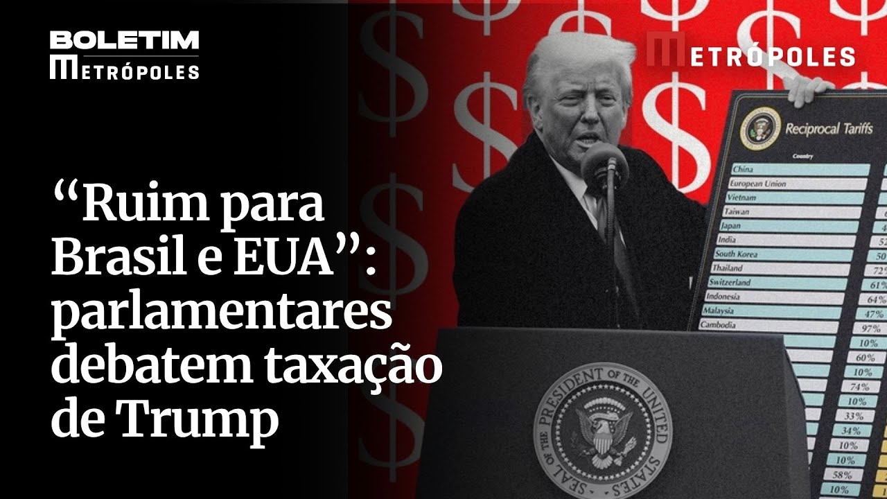 Senador Izalci Lucas e deputado Helder Salomão debatem taxação de Trump Ruim para Brasil e EUA