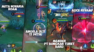 10+ ORI SERVER! UPDATE BESAR ROAM, ANGELA CD 17 DETIK, REVAMP DYRROTH THAMUZ ALICE - MOBILE LEGENDS