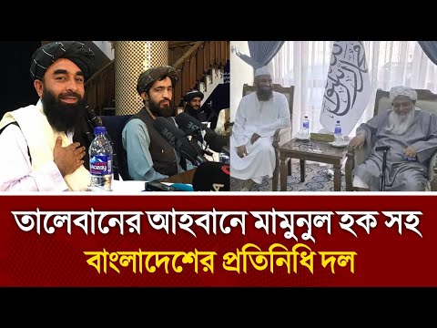 আফ'গান সরকারের আমন্ত্রণে খেলাফত নেতা মা মু নু ল হক। BDS NEWS 
