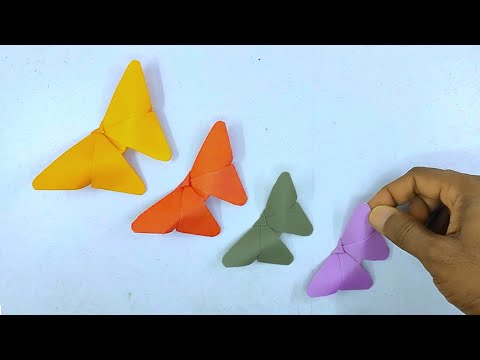 Easy Craft Butterflies With Paper | DIY Paper Butterflies | Paper Butterfly cutting