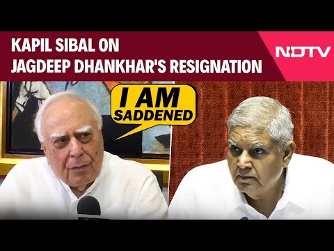 VP Jagdeep Dhankhar | "Did Not Feel Nice...": Kapil Sibal On Jagdeep Dhankhar's Resignation