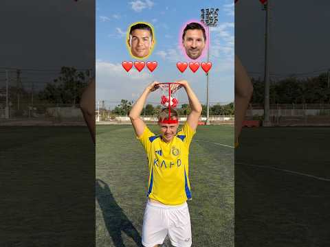 ❌ MESSI VS RONALDO | RED AND WHITE  3 LIFE CHALLENGE  ￼