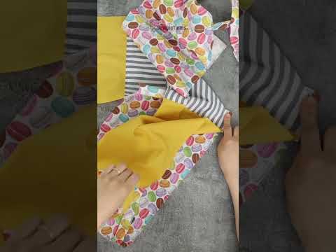 Tote & Shoulder Bag in One!! DIY Large Fabric Shopping Bag | Eco-Friendly and Spacious
