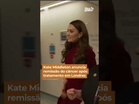 Kate Middleton anuncia remissão do câncer após tratamento em Londres #Shorts #FalaBrasil