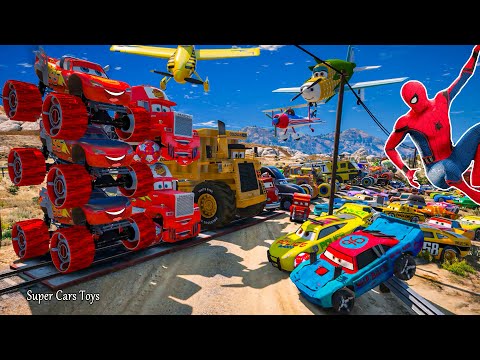 GTAV SPIDER-MAN 2, SONIC THE HEDGEHOG 3, THE AMAZING DIGITAL CIRCUS Join in Epic New Stunt Racing 🚁🚀