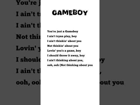 Gameboy lyrics ✨💜 #katseye #lyrics #kpop #kpoplyrics #newmusic #gameboy#gabriella #gnarly