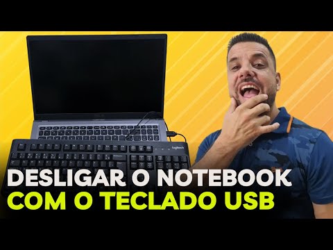 Confira Agora Como DESLIGAR o NOTEBOOK Com Sistema WINDOWS 11 Usando Um Teclado USB