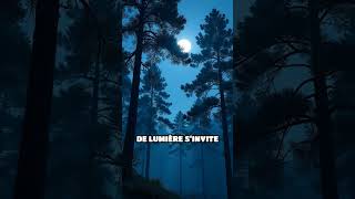 Nuages et lune : douceur nocturne