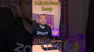 3 Minute Game Recap | Lakers vs Thunder Game 4 #nba #lakersnation #lakers #lebronjames #nbaplayoffs
