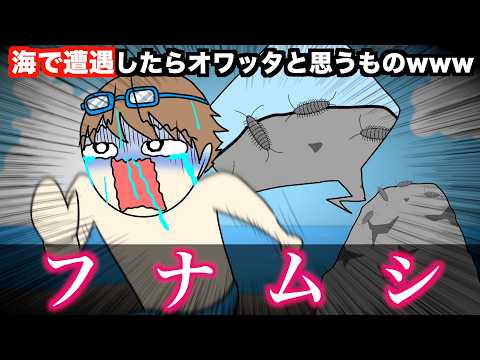 【恐怖】海で遭遇したらオワッタと思うものwwwww