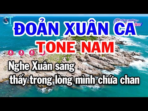 Karaoke Đoản Xuân Ca Tone Nam C | Beat Mới Nhạc Xuân 2025 | Karaoke Đồng Sen