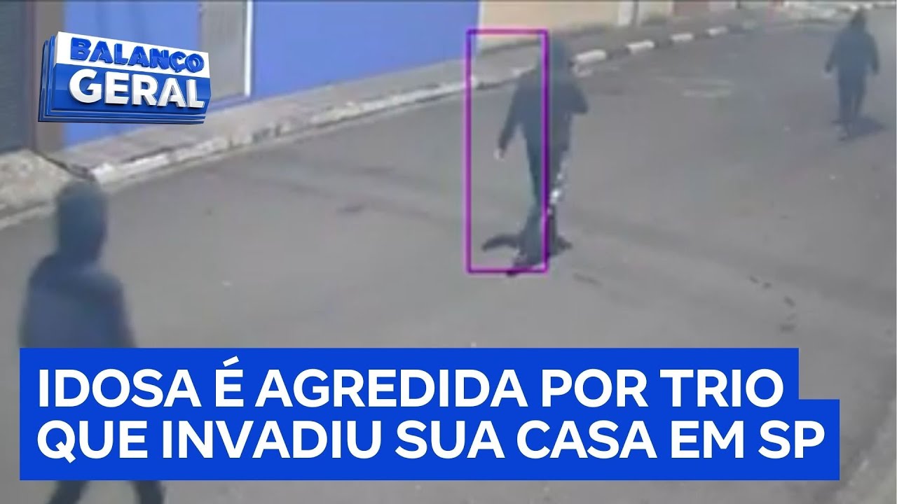 Trio invade casa, agride e ameaça idosa durante assalto violento em SP