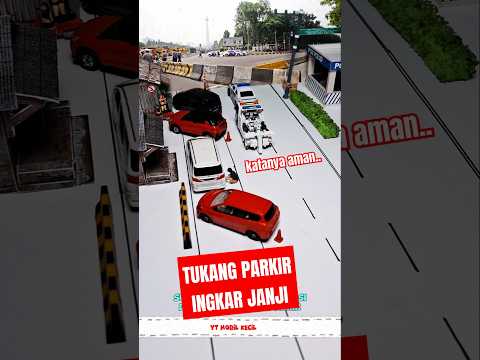 SUPIR BRENGKES BIKIN EMOSI. Dibohongin Tukang Parkir.