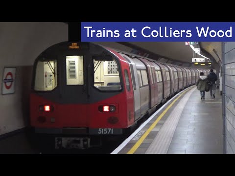 London Underground Northern Line Trains At Colliers Wood