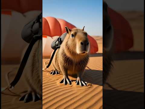 Bisakah capybara itu bertahan hidup di terik nya gurun pasir?!! #shorts