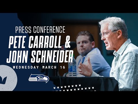 Pete Carroll & John Schneider Press Conference - March 16 video clip