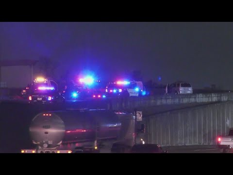 Deadly wrong-way crash shuts down North Freeway heading inbound near Crosstimbers