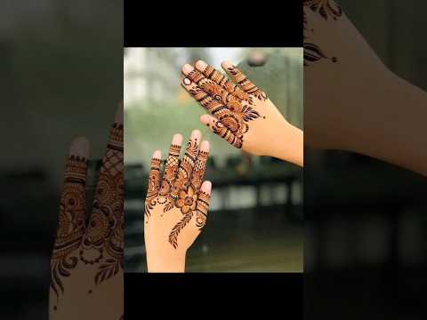 Dhak Dhak karne lga #hindisong #youtubeshorts #simplefingermehndidesign #easymehndidesign