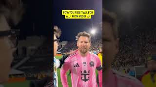 Les 2 meilleures secondes de sa vie 😆#messi #barca #intermiami #leomessi  #foot #actufoot #psg