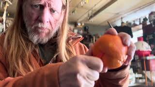 Free orange peeler