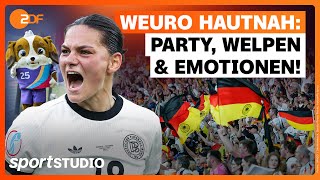 Krasse Euphorie, mega Fans! So verrückt ist die Fußball-EM | Vlog | sportstudio