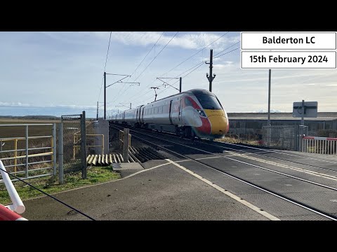 Balderton (Broad Fen Lane) Level Crossing (15/02/2024)