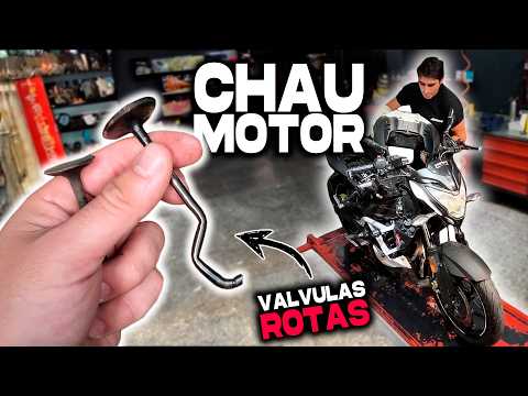 ROMPI VALVULAS en mi ROUSER NS200 de 6 AÑOS
