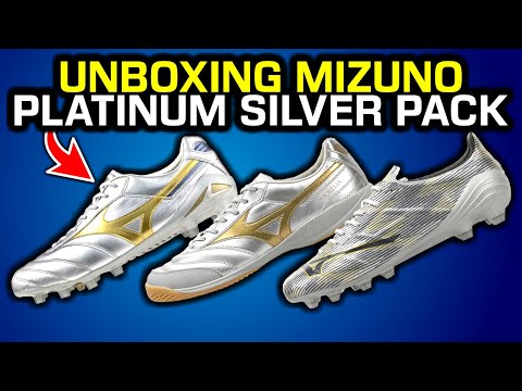 Unboxing Mizuno Platinum Silver Pack - Novas chuteiras Morelia DNA, Alpha 2 e Morelia Sala Pro