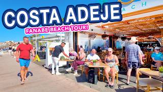 COSTA ADEJE TENERIFE  | Full tour of amazing Fanabe Beach!