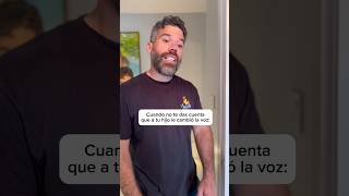 Cuando no te das cuenta que a tu hijo le cambio la voz 🥺