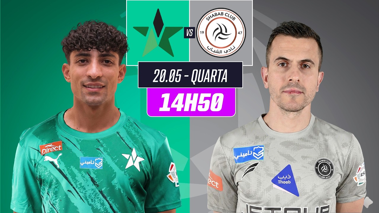 AO VIVO: LIGA SAUDITA - AL NAJMAH x AL SHABAB | 20/05/2026
