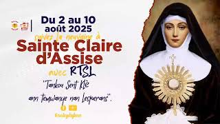 2e jour de la Neuvaine à Sainte Claire d'Assise (Petite Place Cazeau)