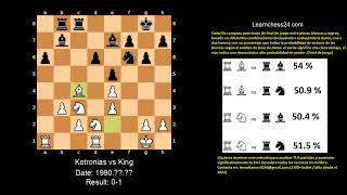 Defensa Siciliana, Variante Najdorf King Najdorf Daniel J  King gana con Negrasmp4